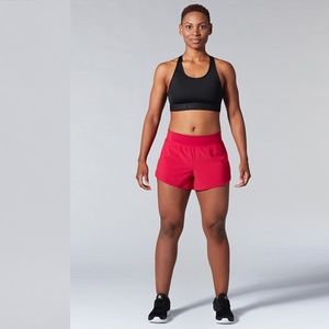 Second Skin Woven Perforated Lightweight Running Shorts